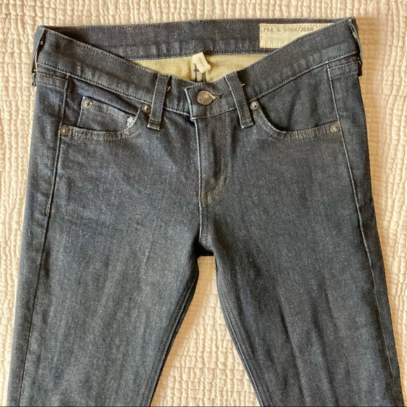 Rag & Bone Dark Wash Skinny Jeans, size 25 - Picture 4 of 6